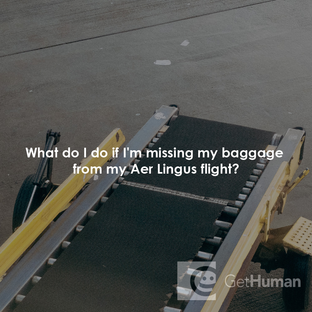 What Do I Do If I'm Missing My Baggage from My Aer Lingus Flight?