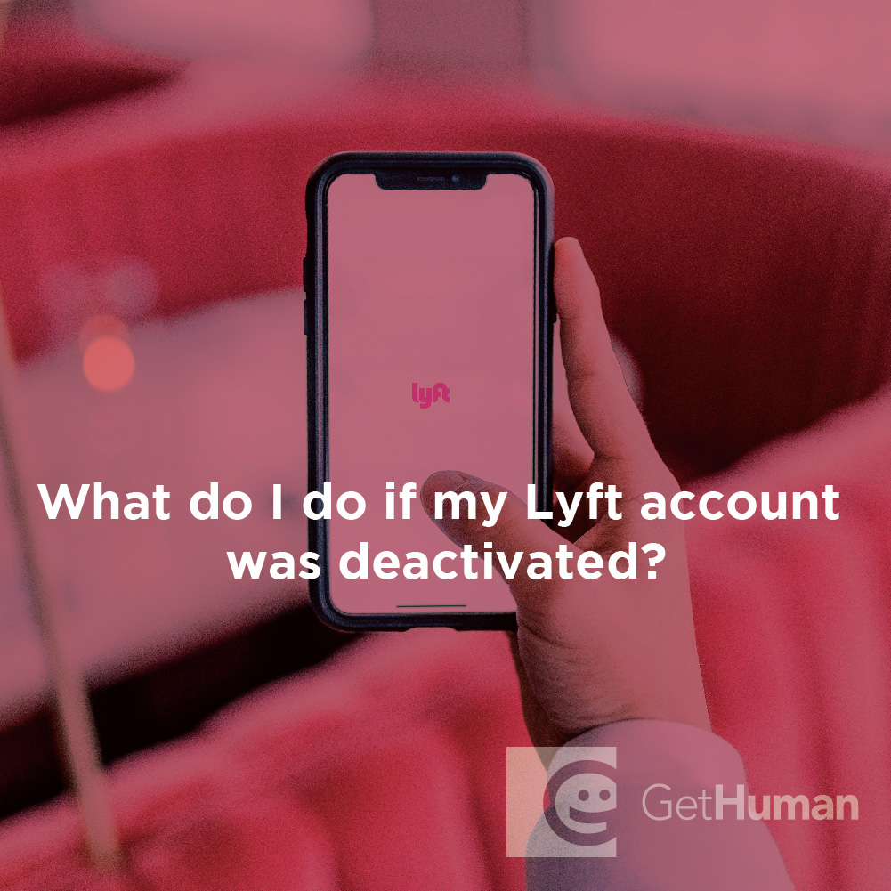 What Do I Do If My Lyft Account Was Deactivated?