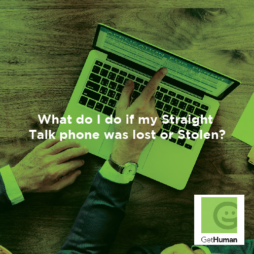 What Do I Do If My Straight Talk Phone Was Lost or Stolen?