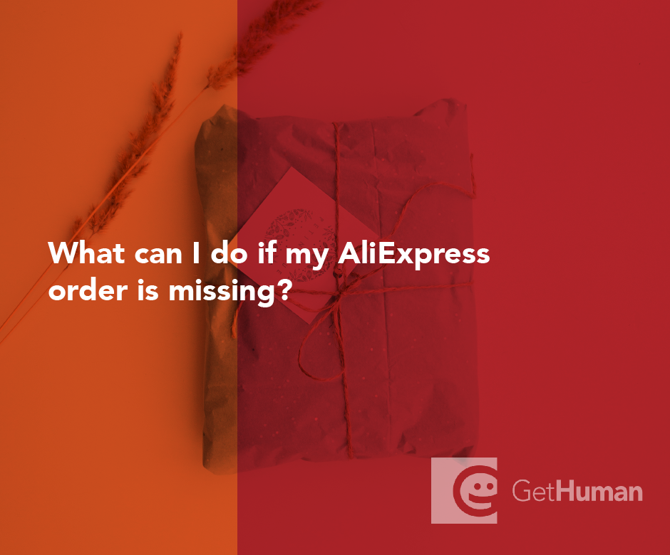 What can I do if my AliExpress order is missing?