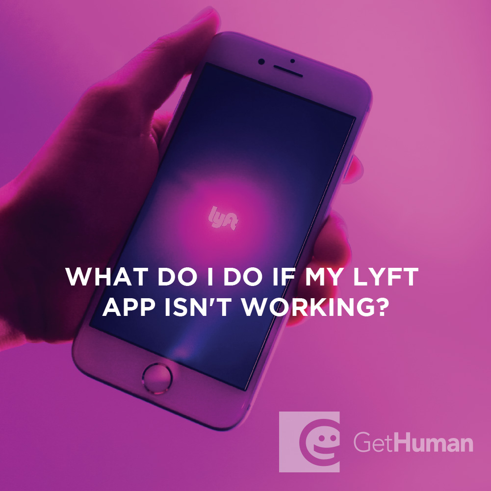 What do I do if my Lyft app is not working?