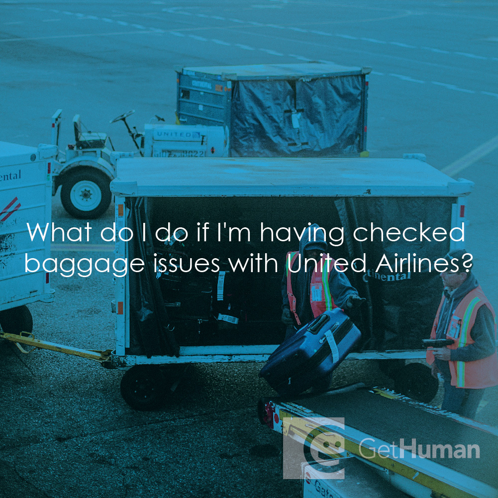 What to Do If I Am Having Checked Baggage Issues with United Airlines