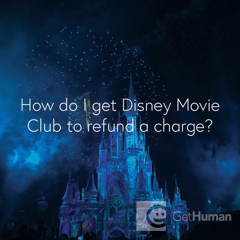 How Do I Get Disney Movie Club to Refund a Charge?