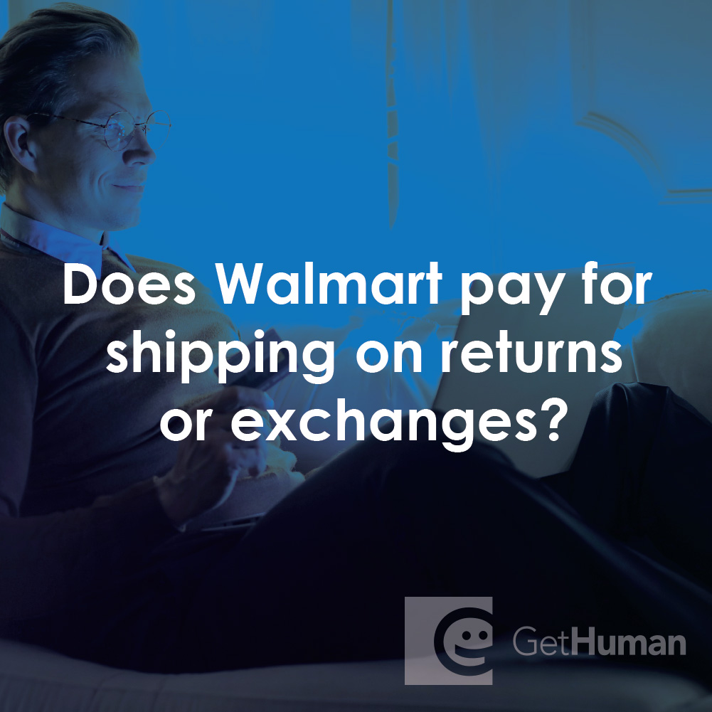 ¿WalMart paga el envío de devoluciones o cambios?