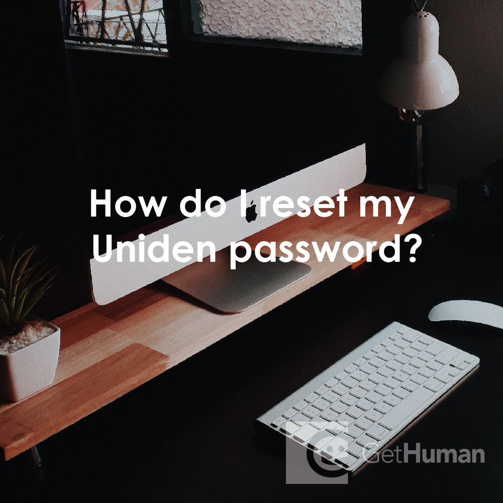 How Do I Reset My Uniden Password?