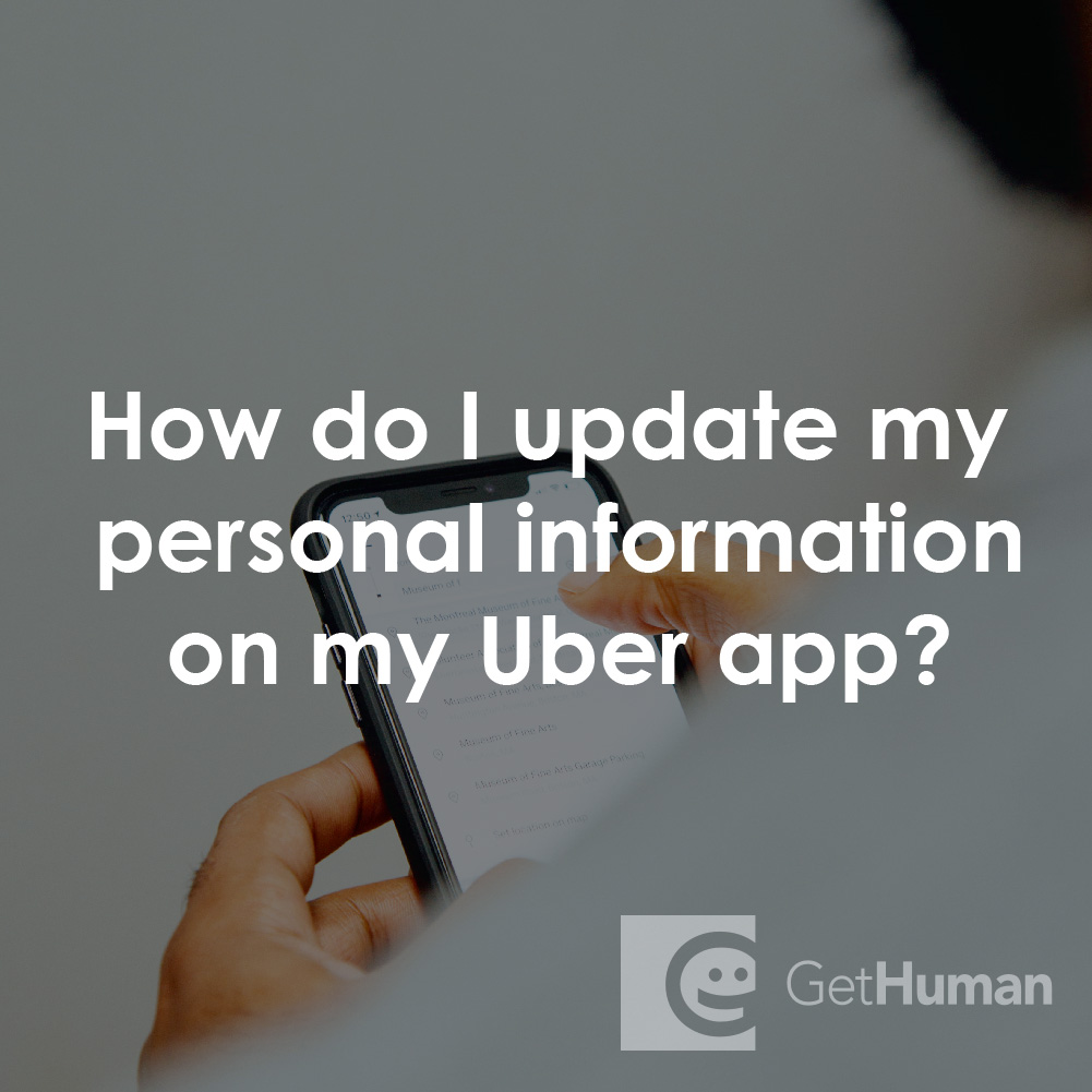 How Do I Update My Personal Information on My Uber App?