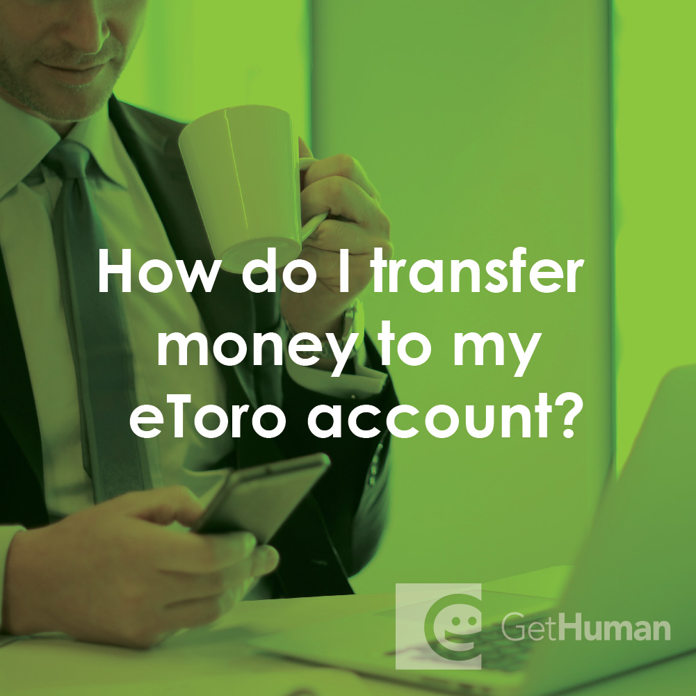 How Do I Transfer Money to My eToro Account?