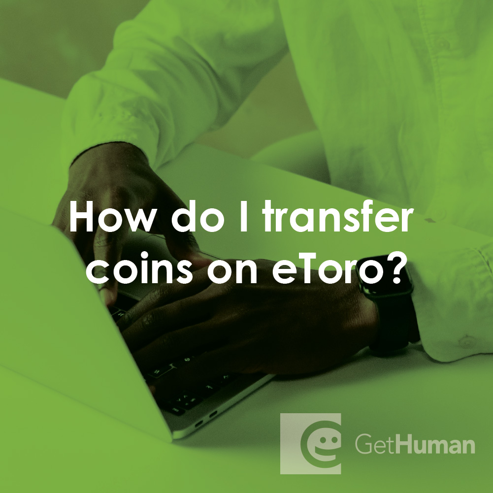 How Do I Transfer Coins on eToro?