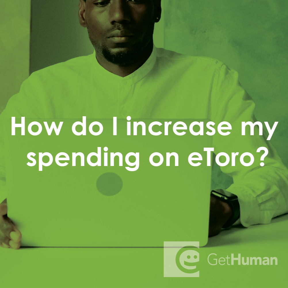 How Do I Increase My Spending on eToro?
