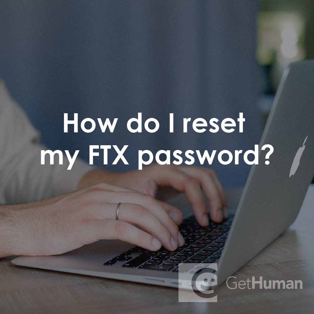 How Do I Reset My FTX Password?