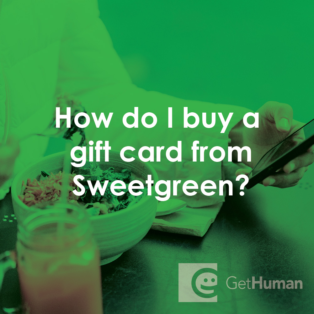 How Do I Buy a Gift Card from Sweetgreen?