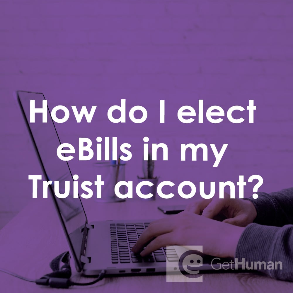 How Do I Elect Ebills in My Truist Bank Account?
