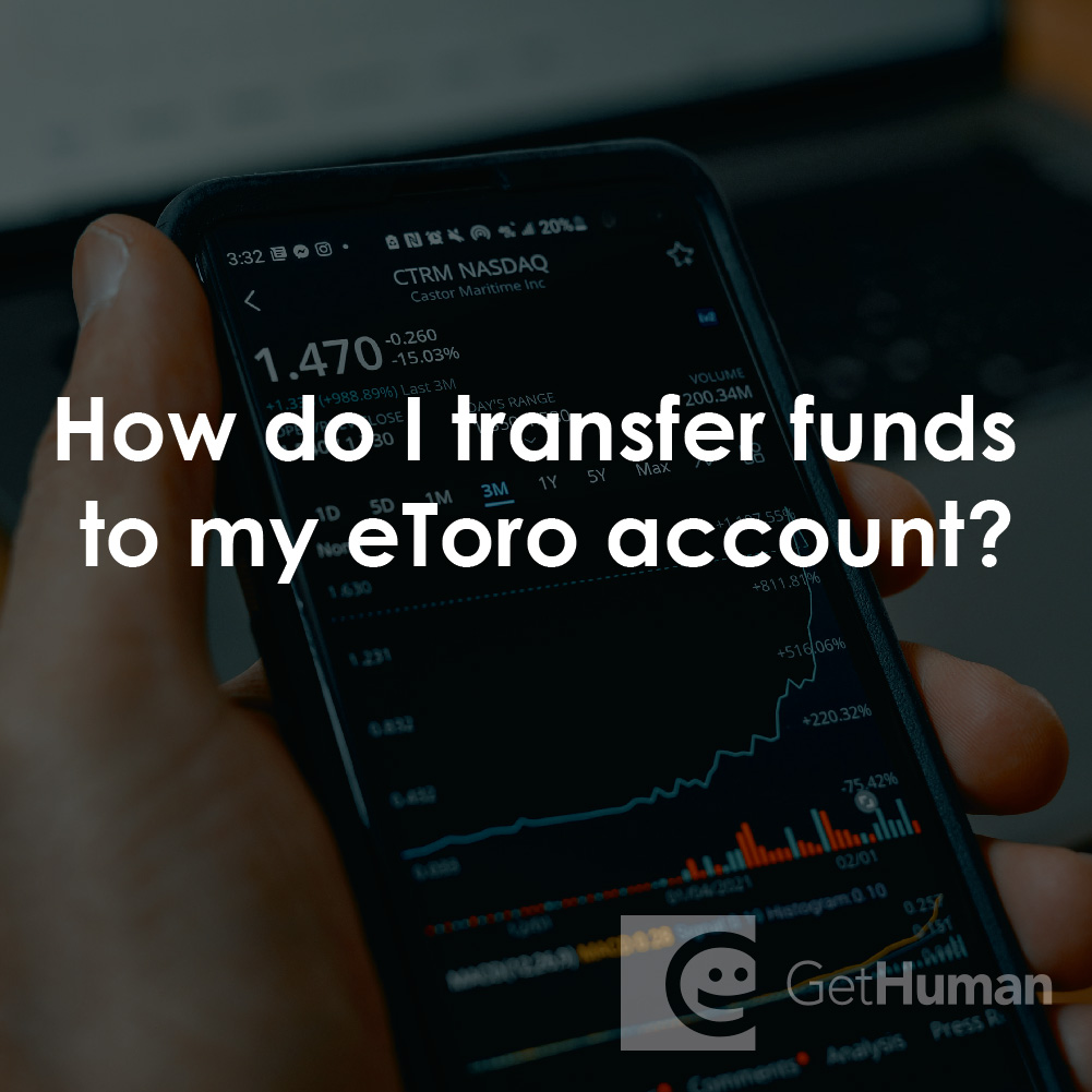 How Do I Transfer Funds to My eToro Account?