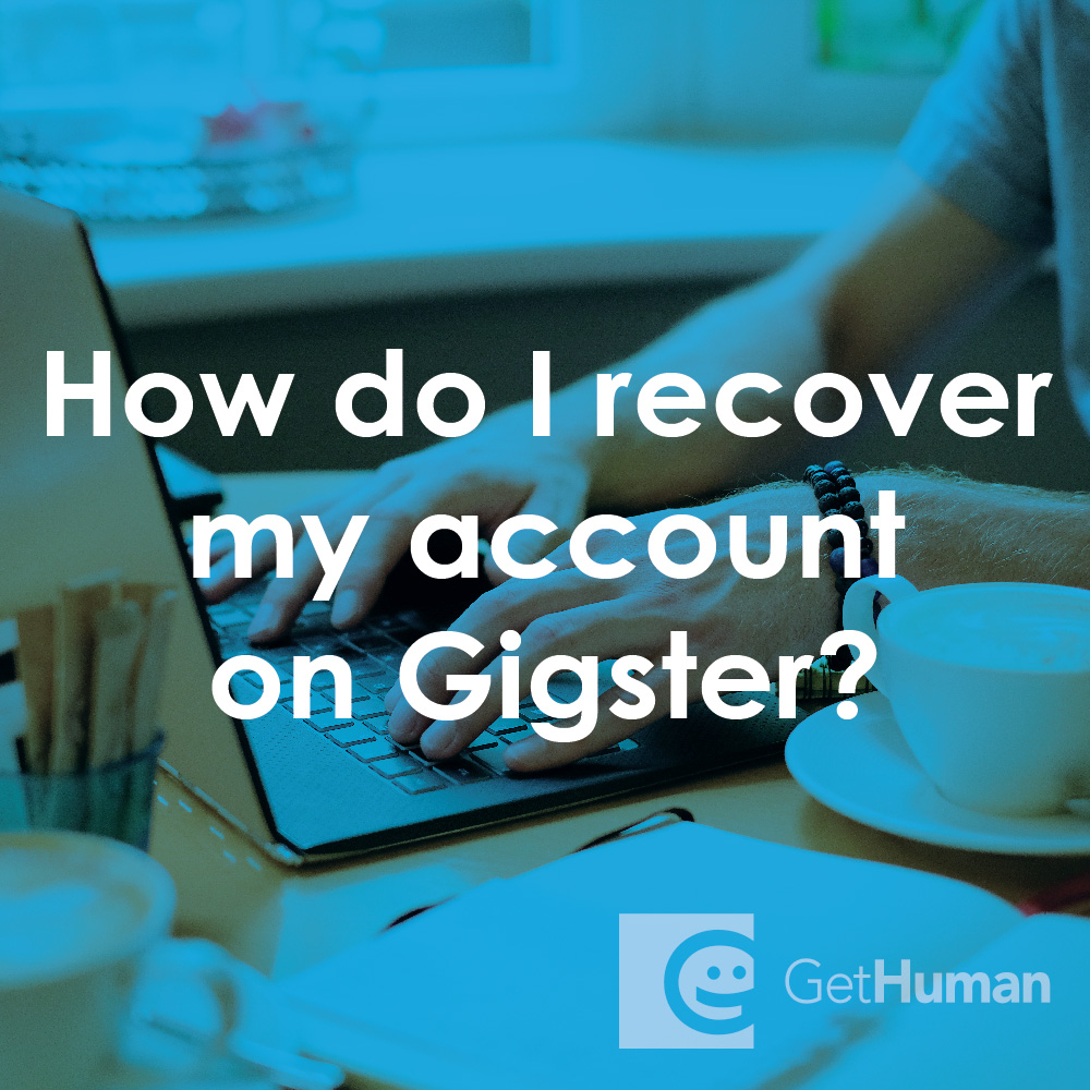 How do I recover my account on Gigster?