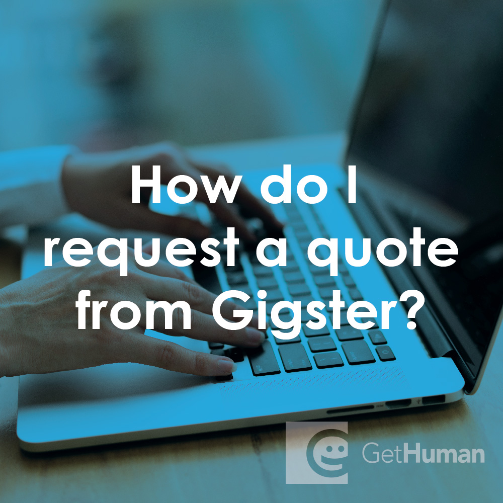 How do I request a quote from Gigster?