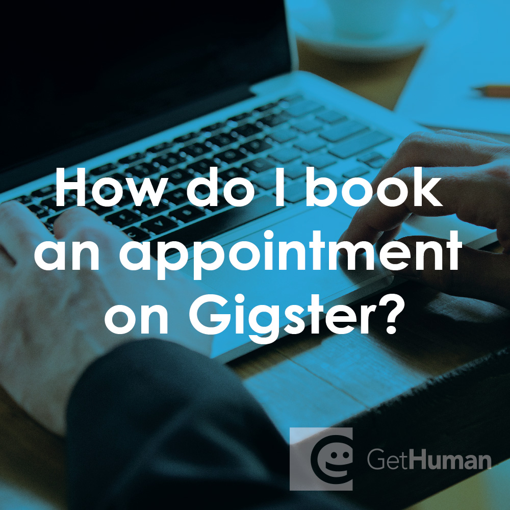 How do I book an appointment on Gigster?