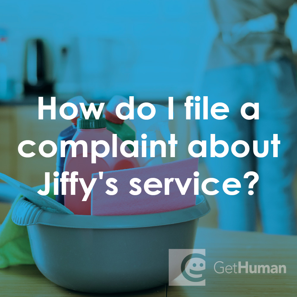 How do I file a complaint about Jiffy's service?
