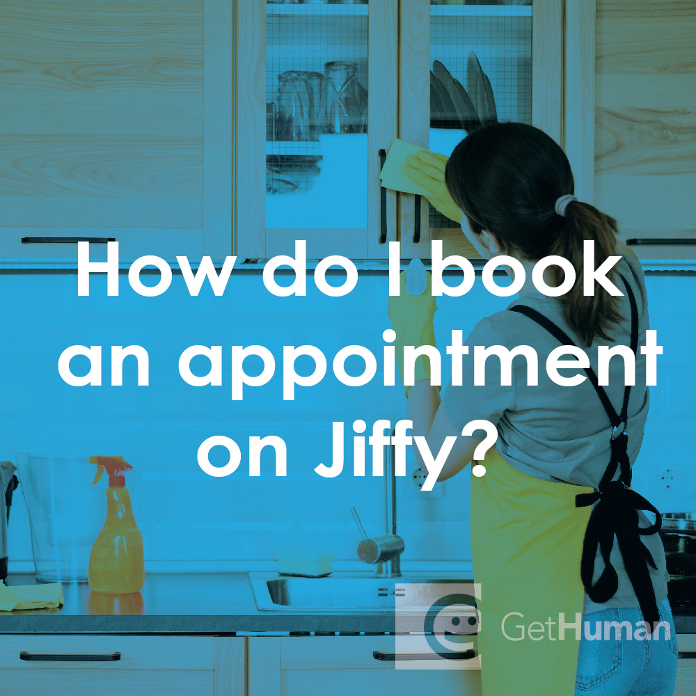 How do I book an appointment on Jiffy?