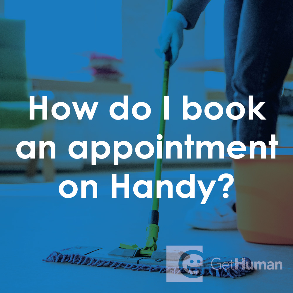 How do I book an appointment on Handy?