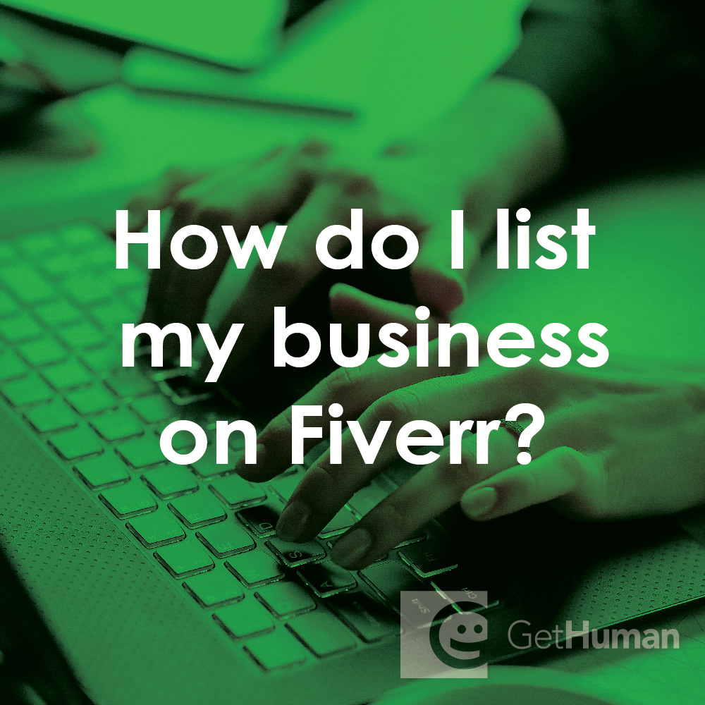 How do I list my business on Fiverr?