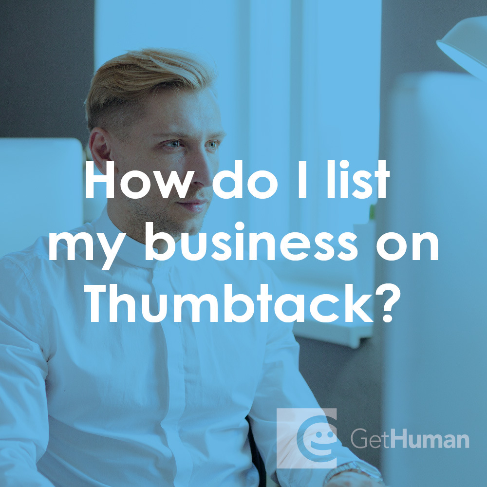 How do I list my business on Thumbtack?